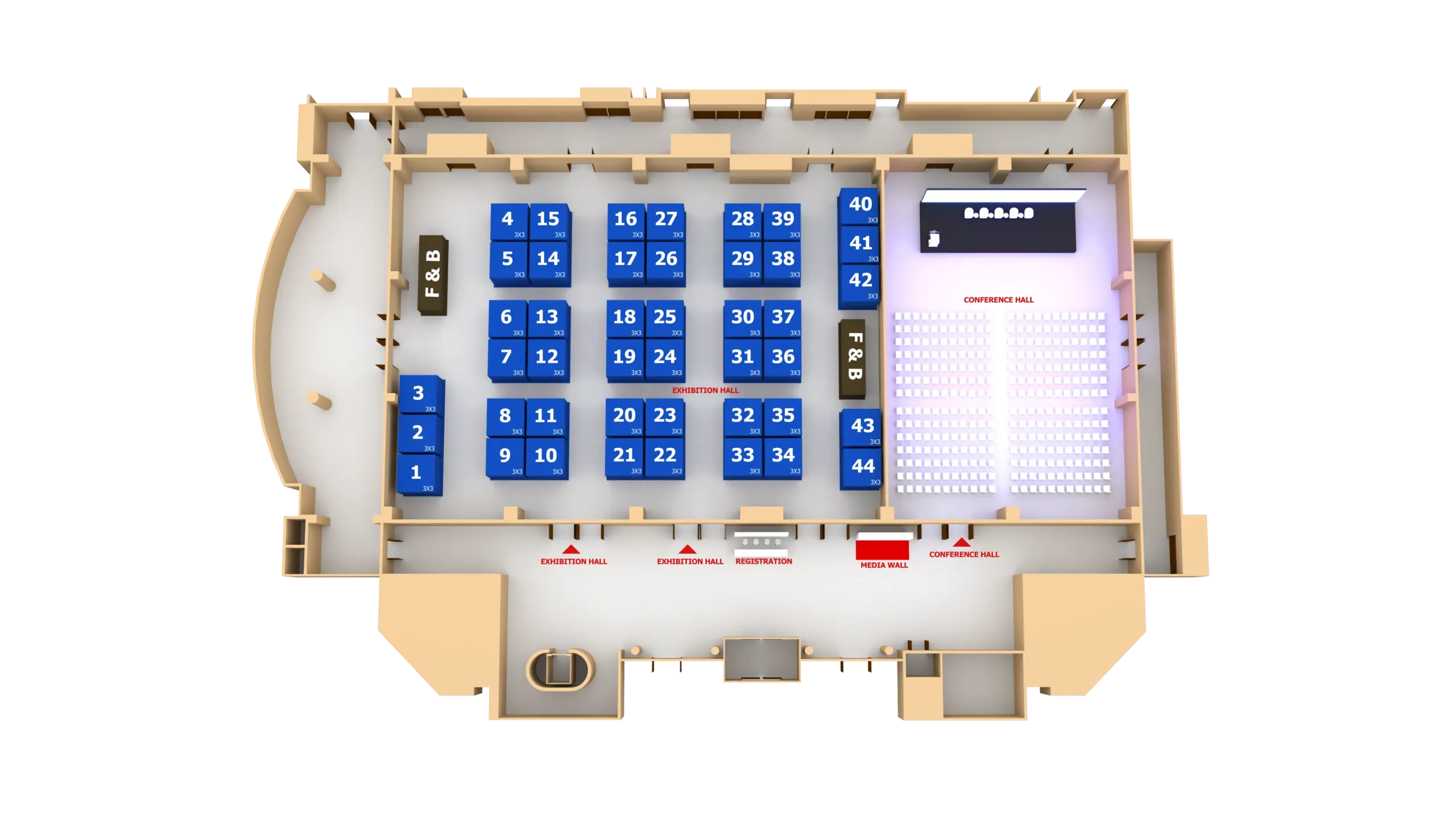 CHL 2026 floor plan